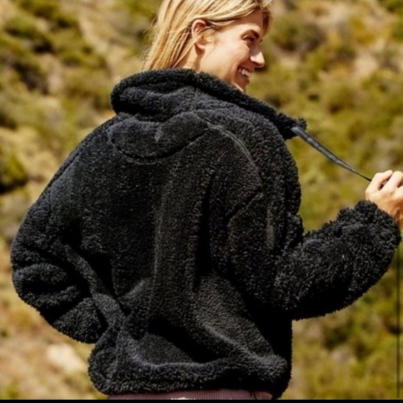 Free People Black Big Sky Jacket Small NWOT - Picture 4 of 15